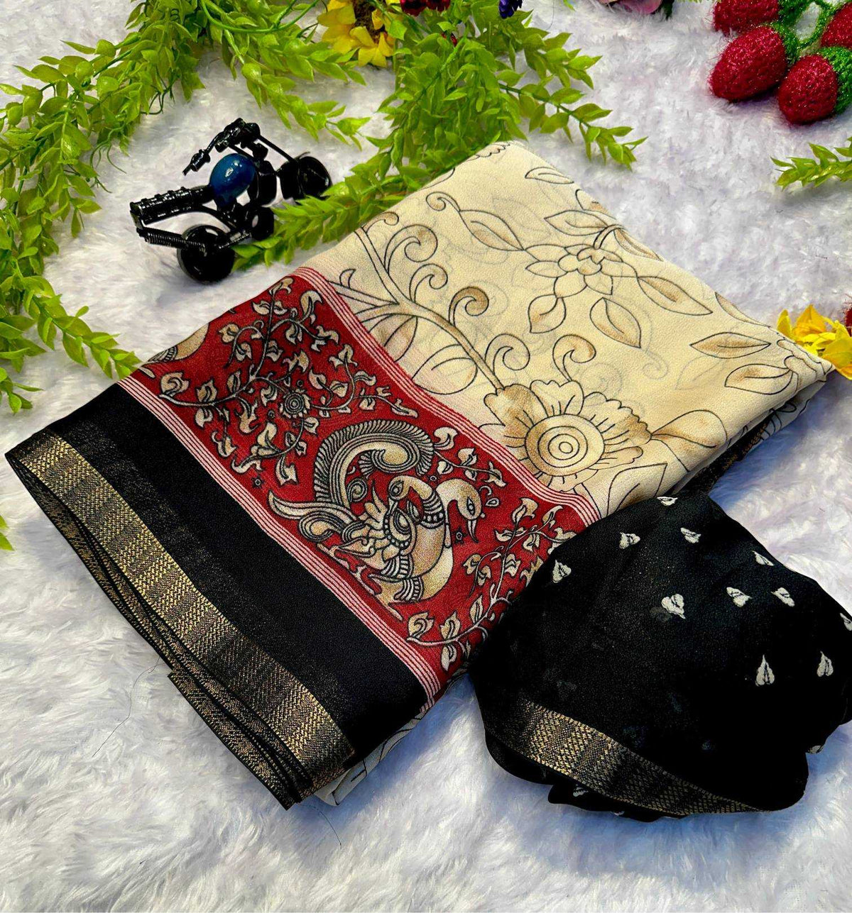 Anvi Premium Georgette Saree