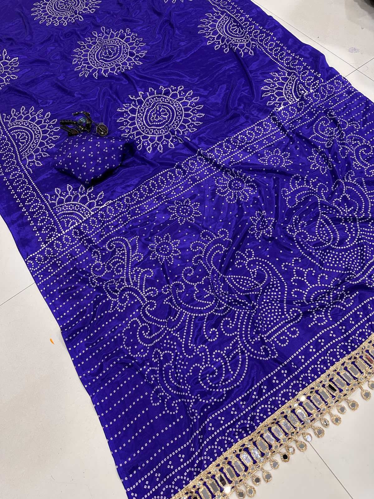 Gajji Silk Crepe Saree
