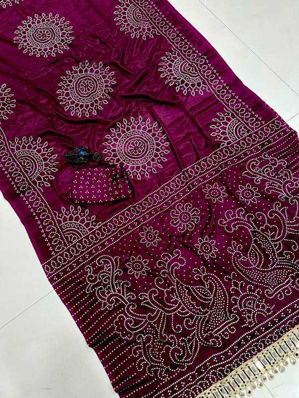 Gajji Silk Crepe Saree