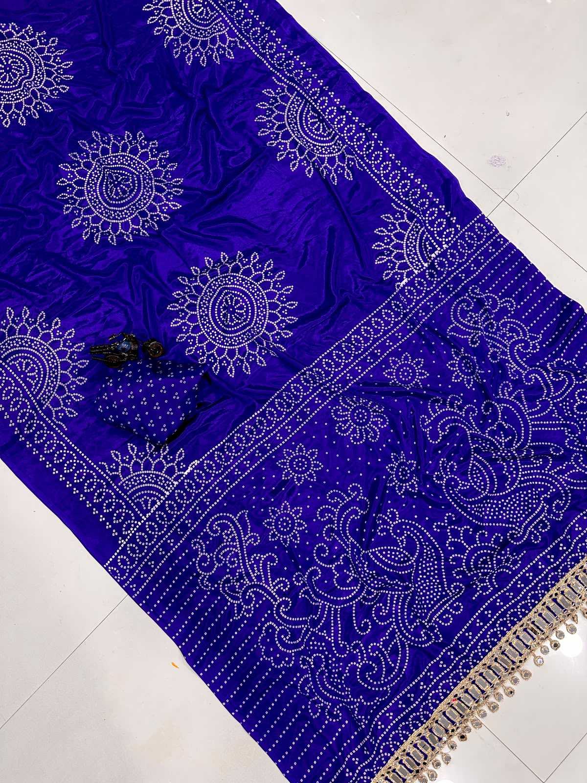 Gajji Silk Crepe Saree