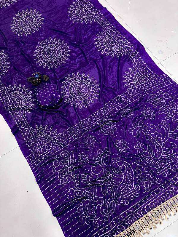 Gajji Silk Crepe Saree