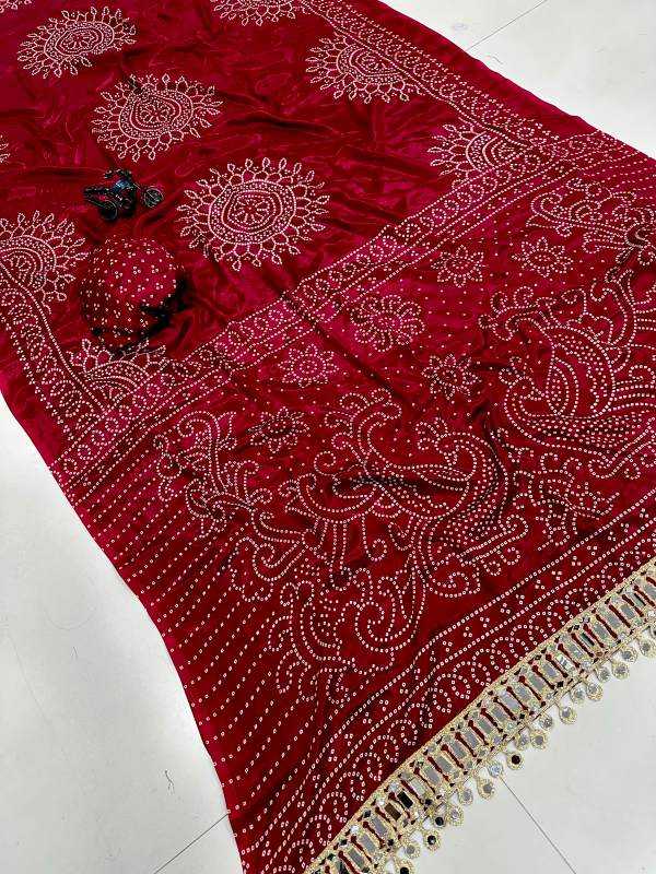 Gajji Silk Crepe Saree
