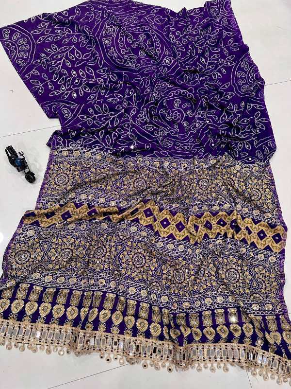 Gajji Silk Crepe Saree