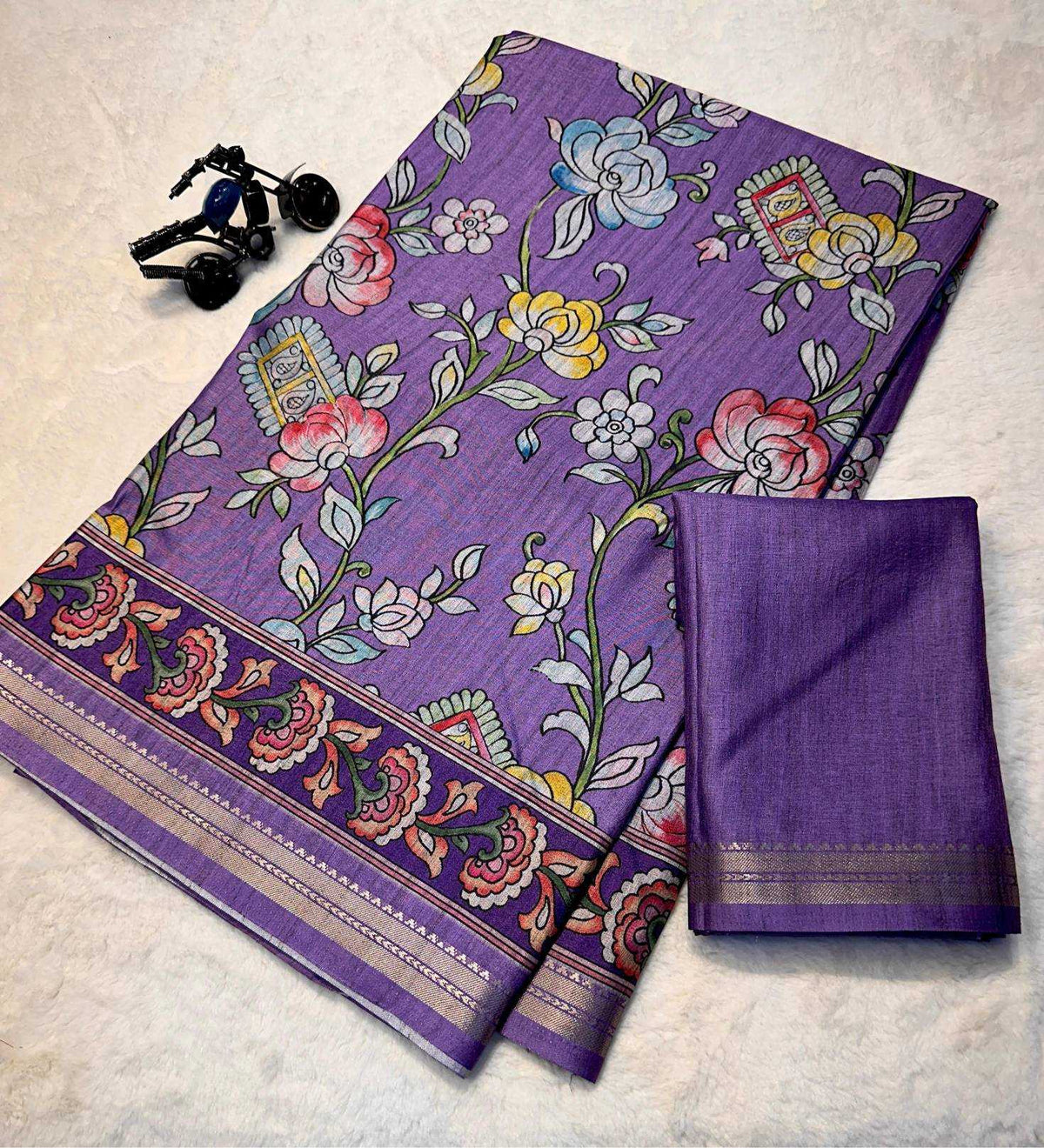 Avni Tussar Silk Soft Saree
