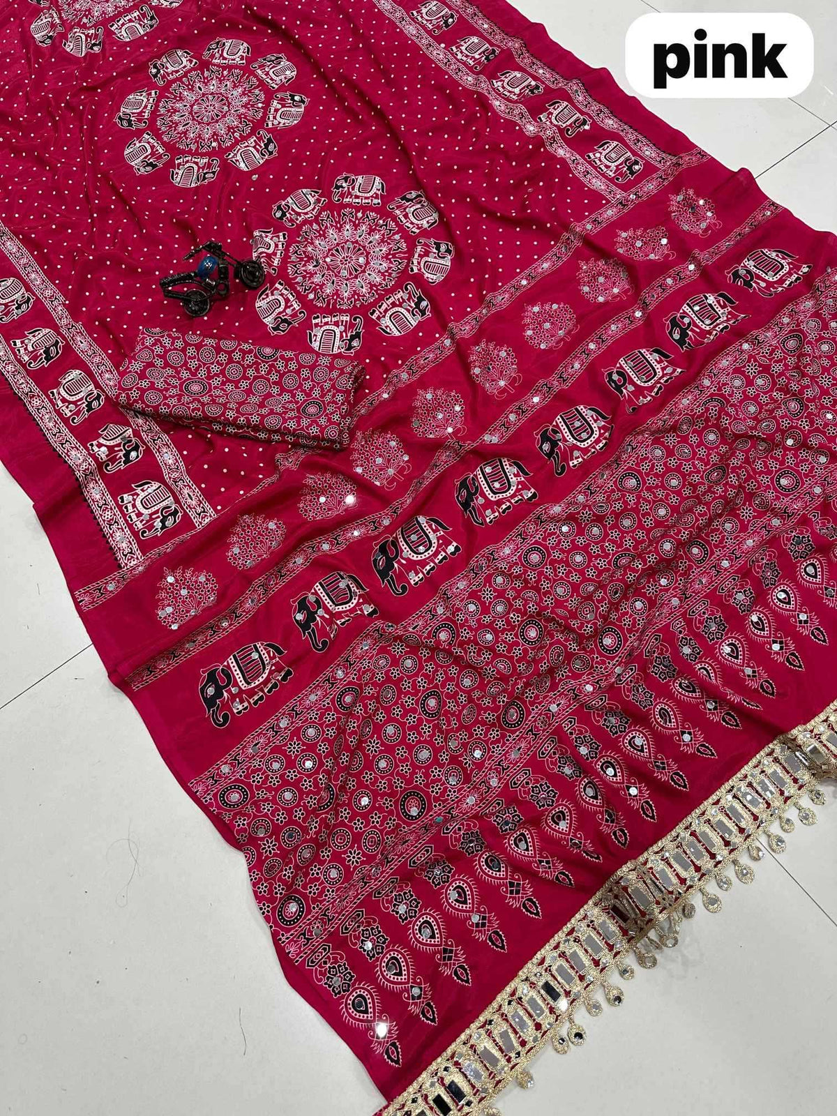 Barkha Viscose Designer Saree