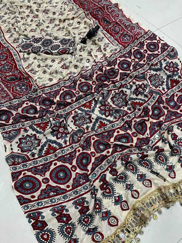 Barkha Viscose Designer Saree