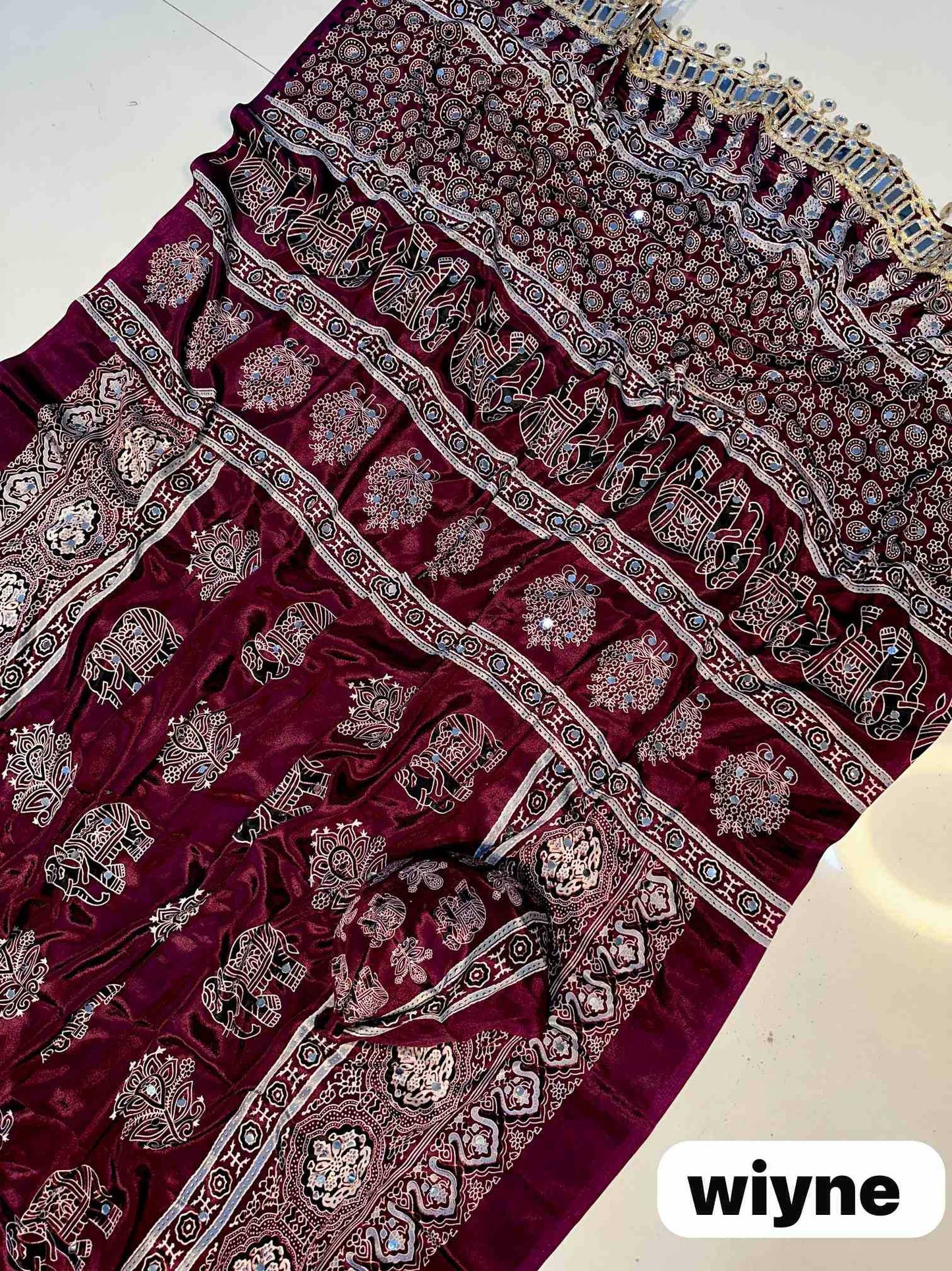Printed Silk Saree