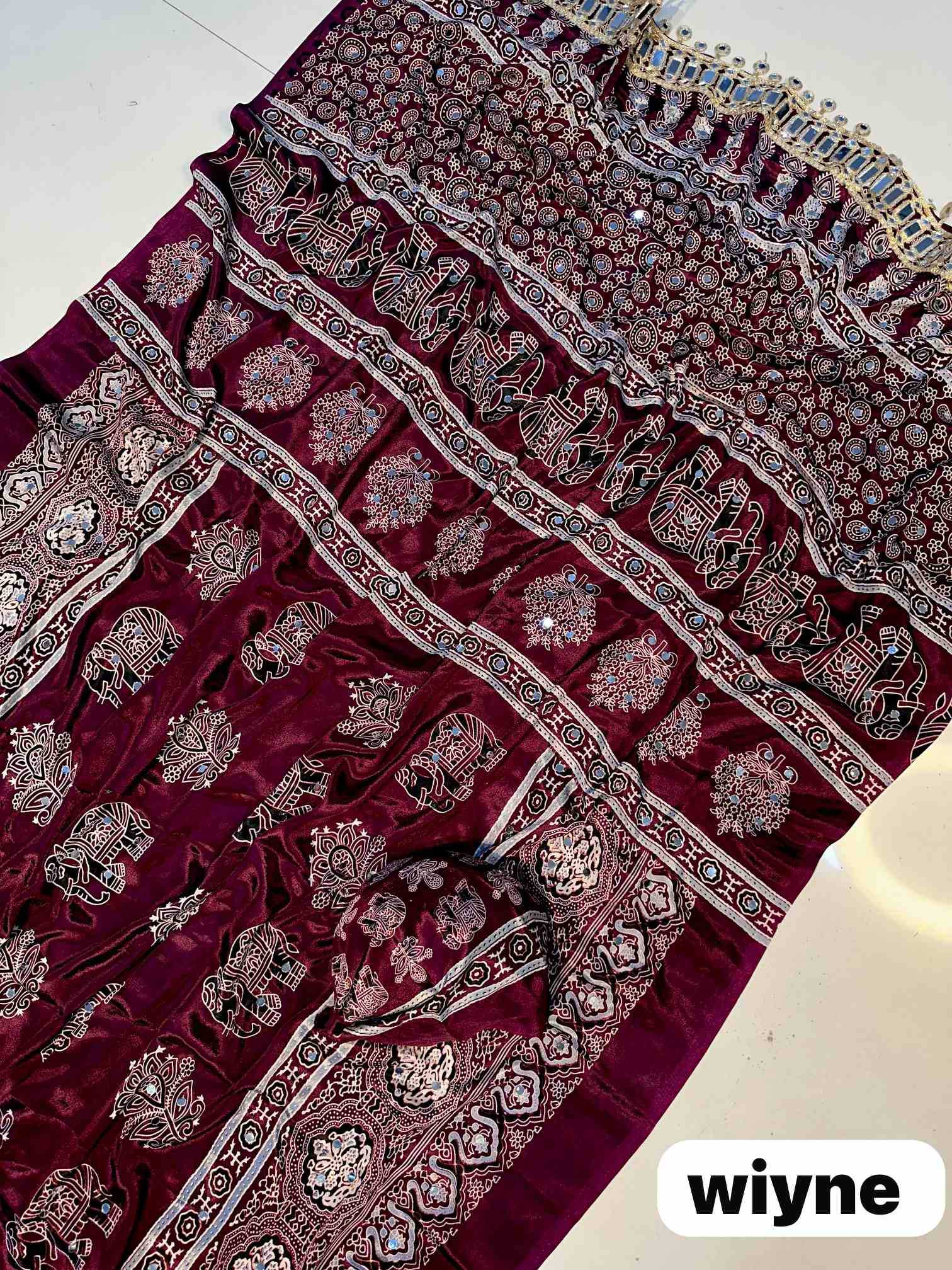 Printed Silk Saree