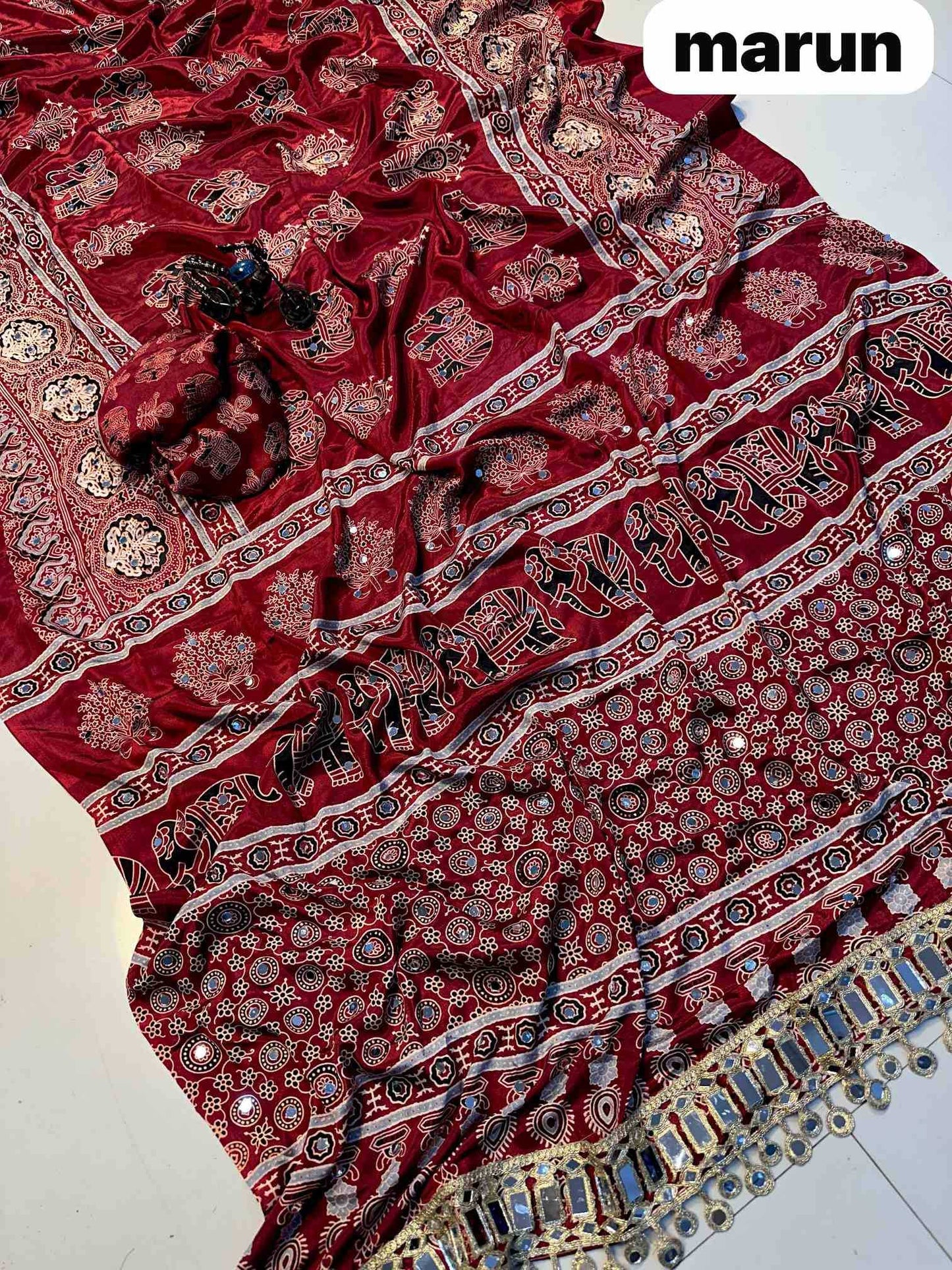 Printed Silk Saree