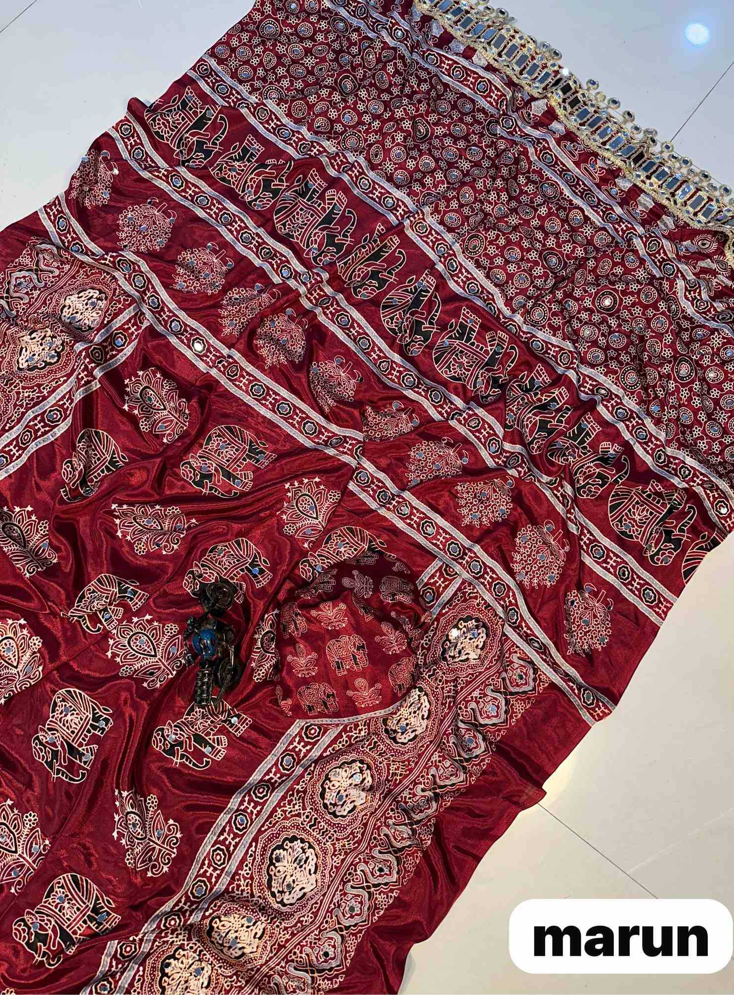 Printed Silk Saree