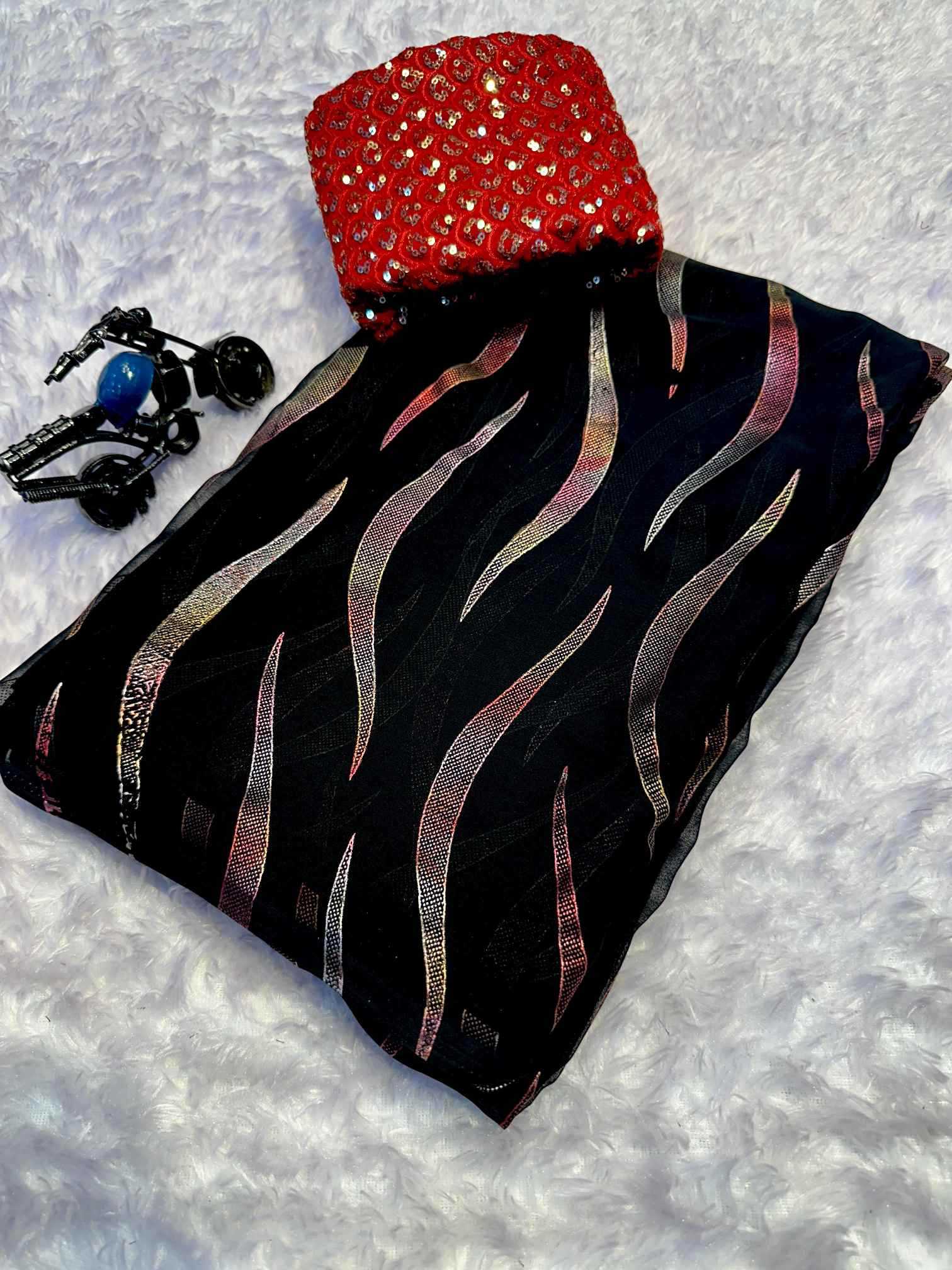 Chiffon Printed Saree