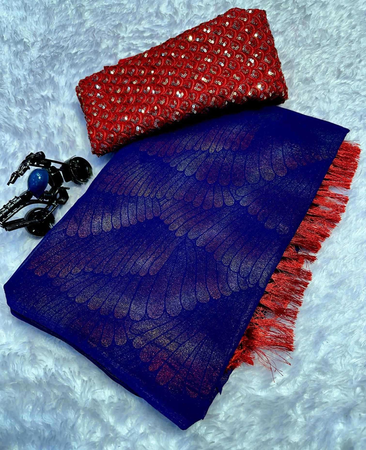 Chiffon Printed Saree