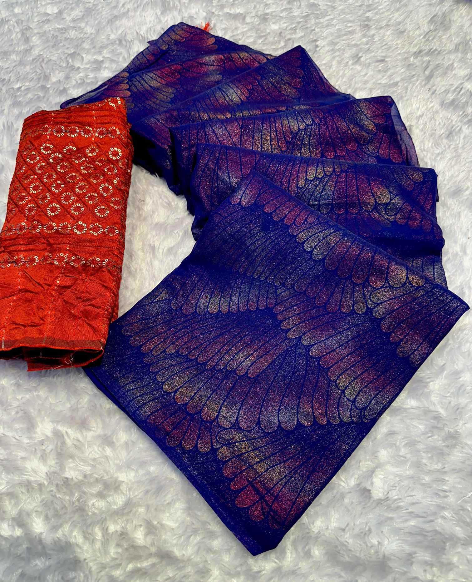 Chiffon Printed Saree