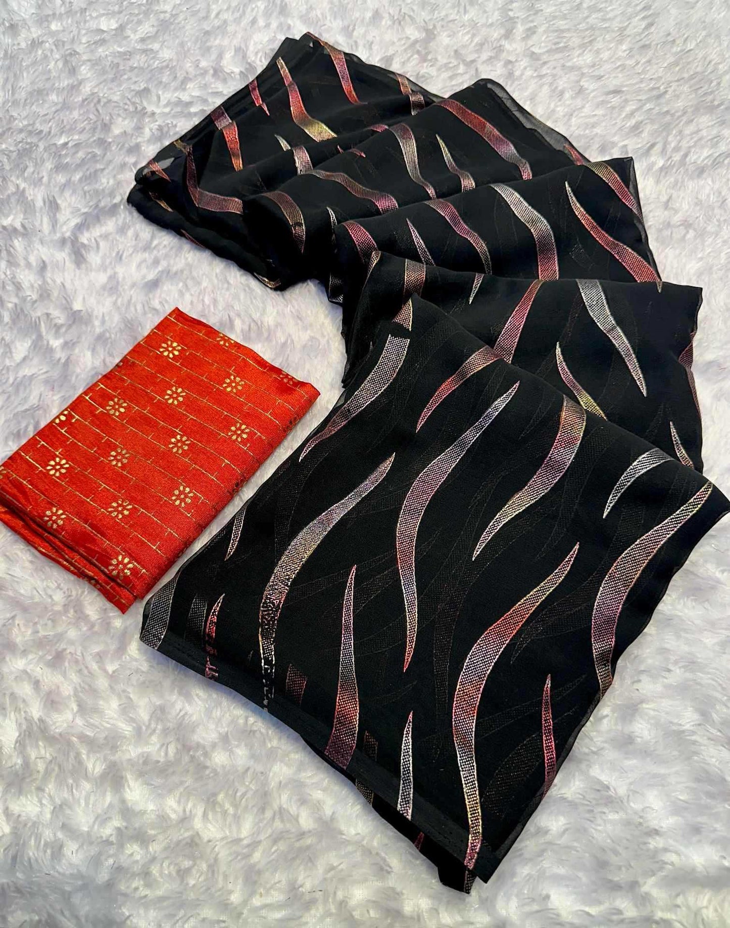 Chiffon Printed Saree