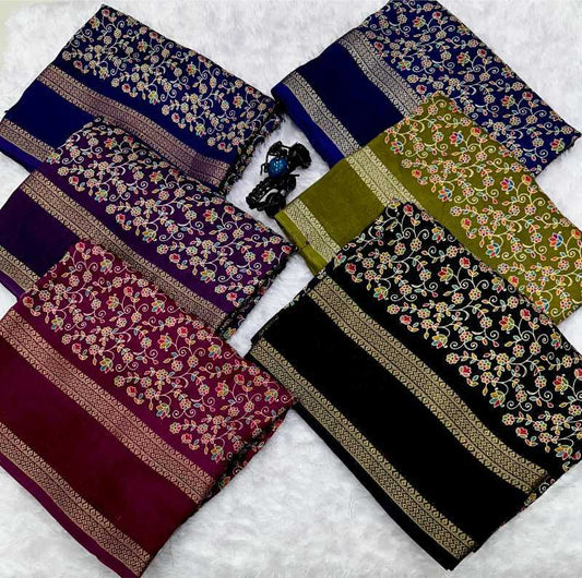 Georgette Designer Saree