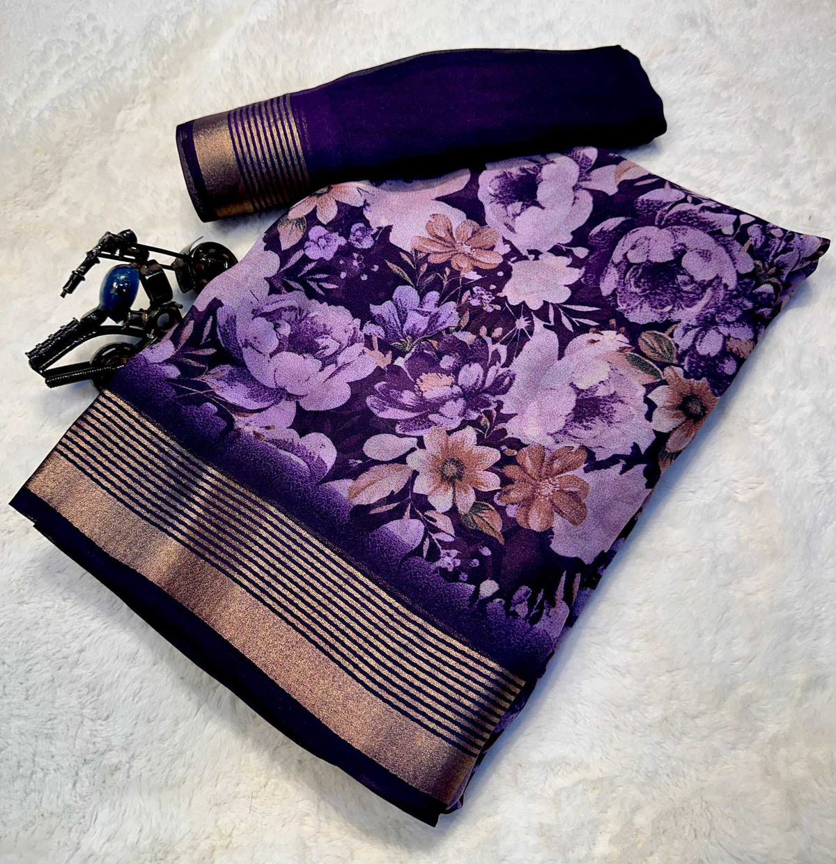 Drishti Premium Georgette Saree