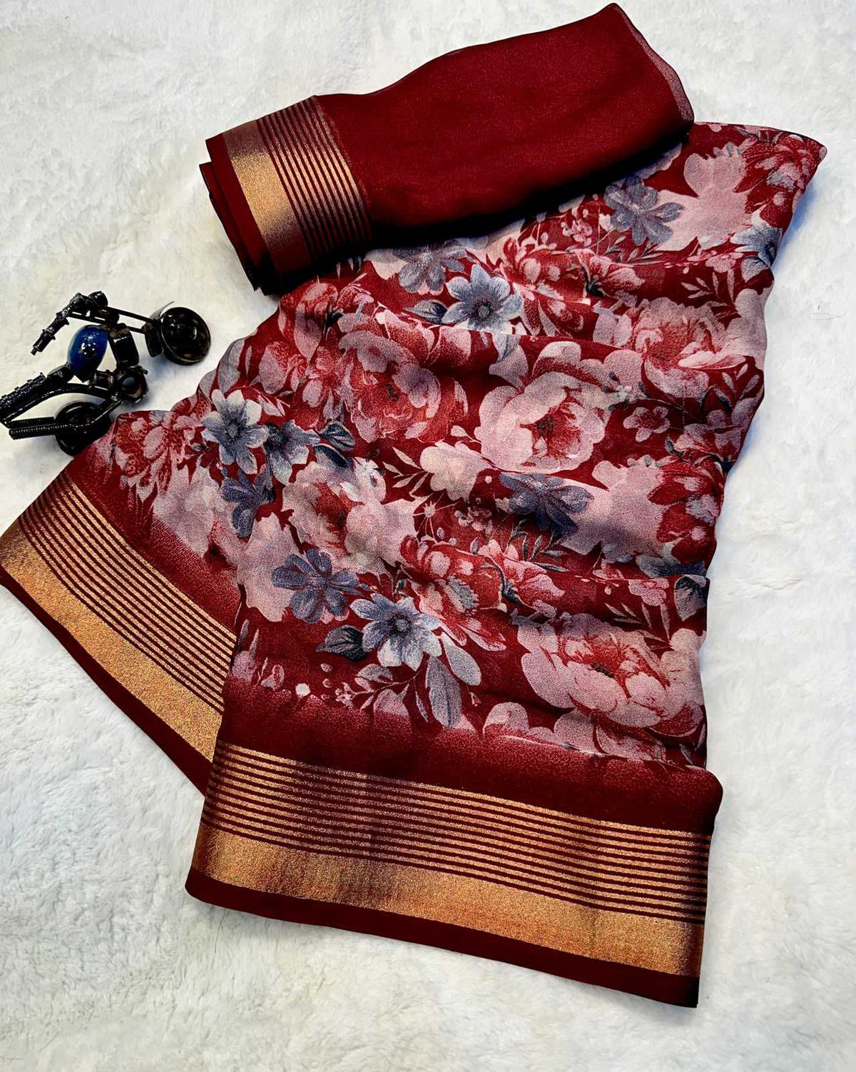 Drishti Premium Georgette Saree
