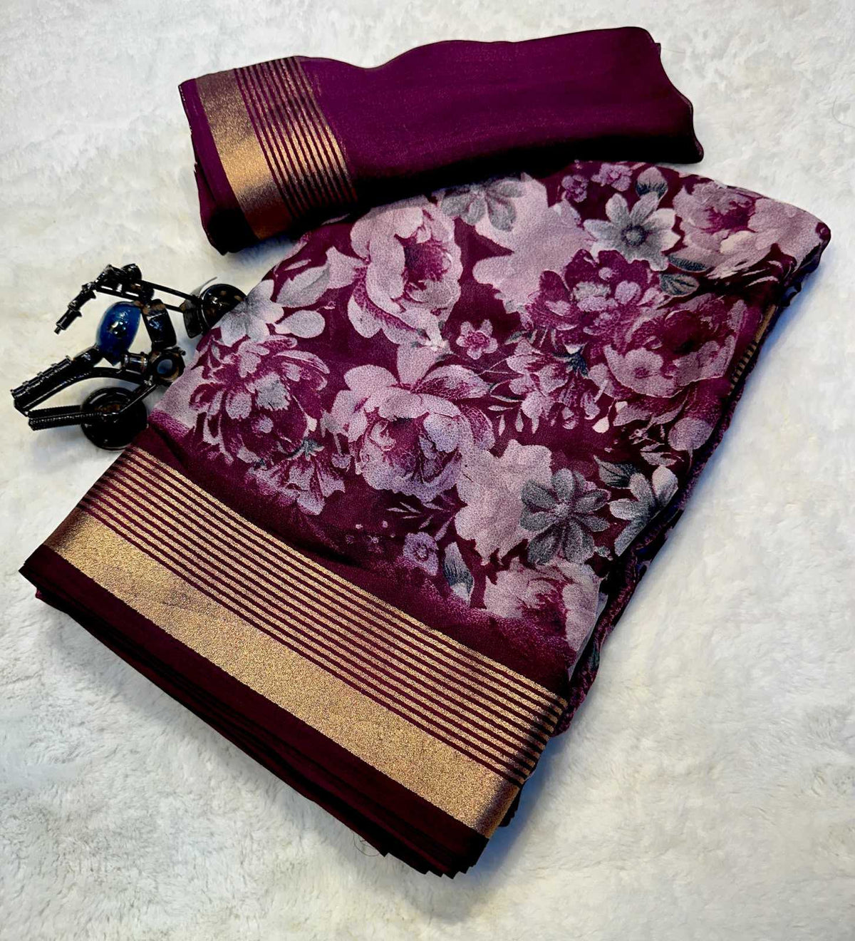 Drishti Premium Georgette Saree