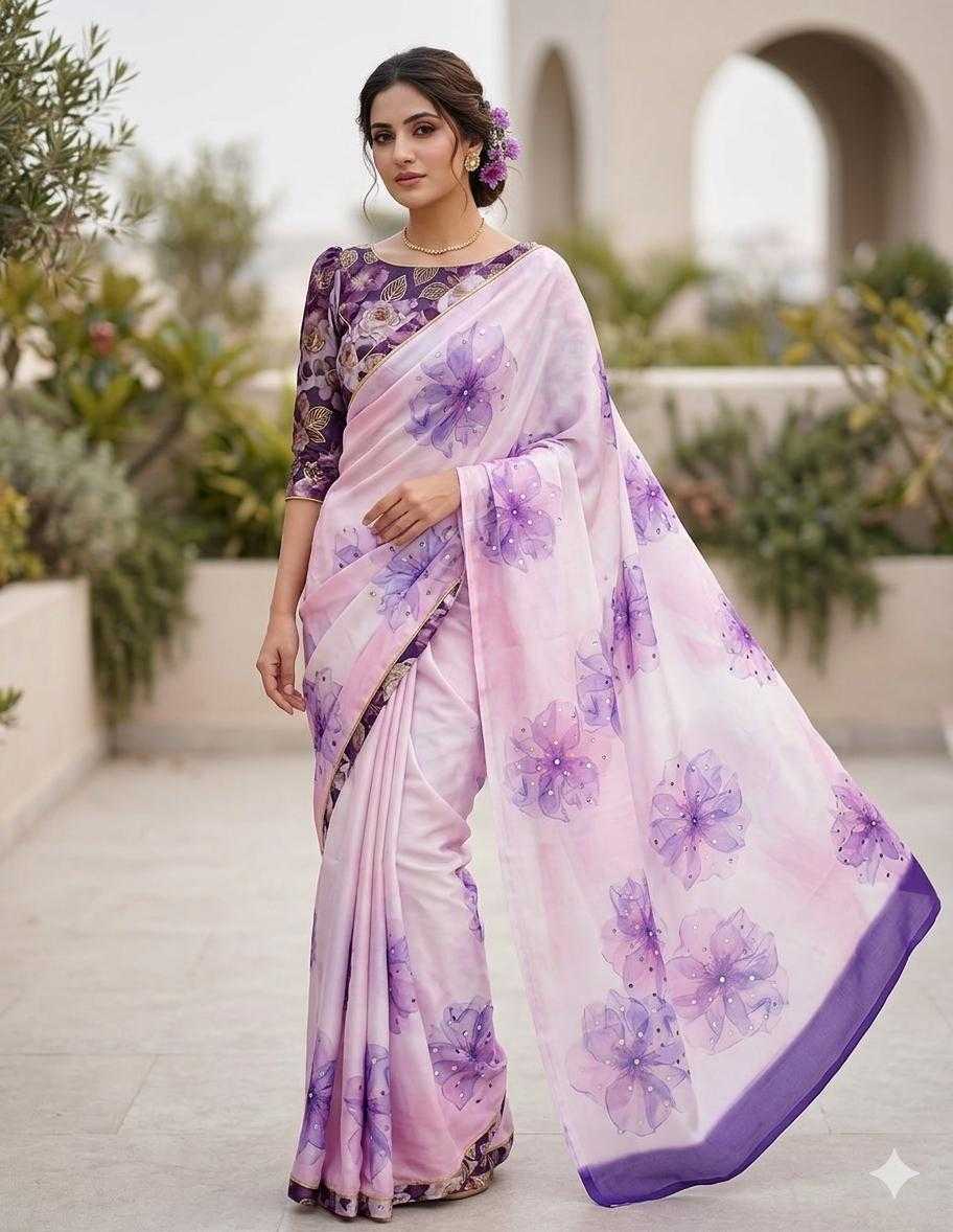 Crepe Designer Saree