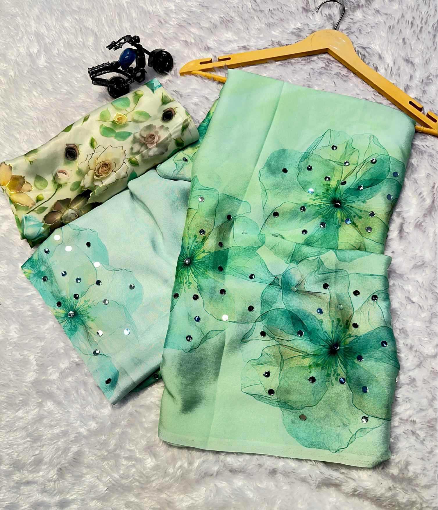 Crepe Designer Saree