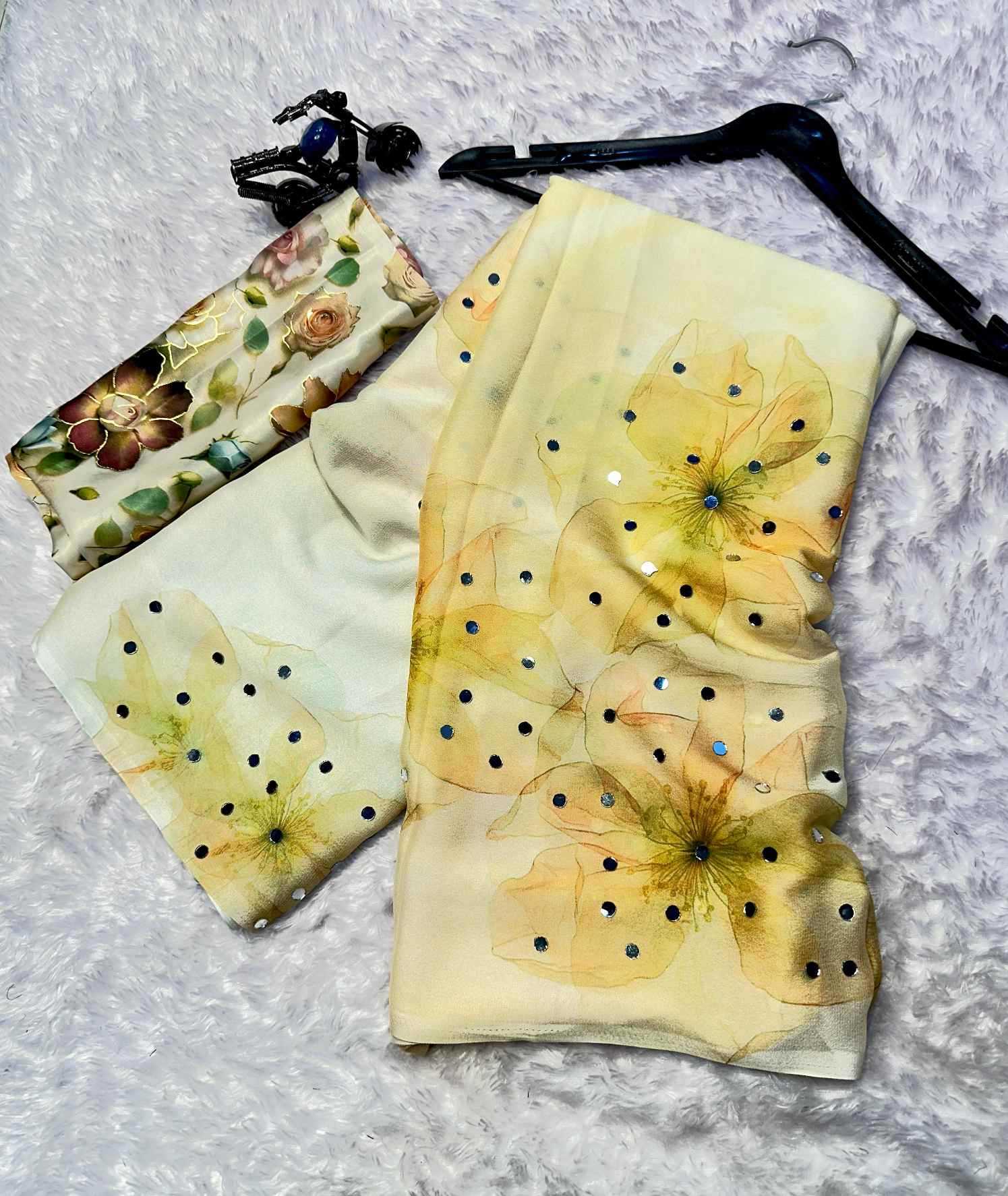 Crepe Designer Saree