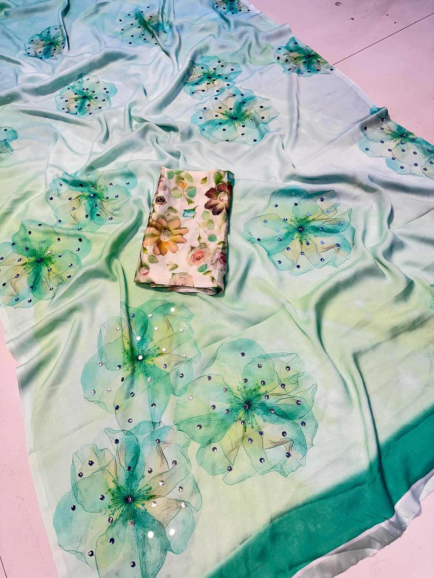 Crepe Designer Saree