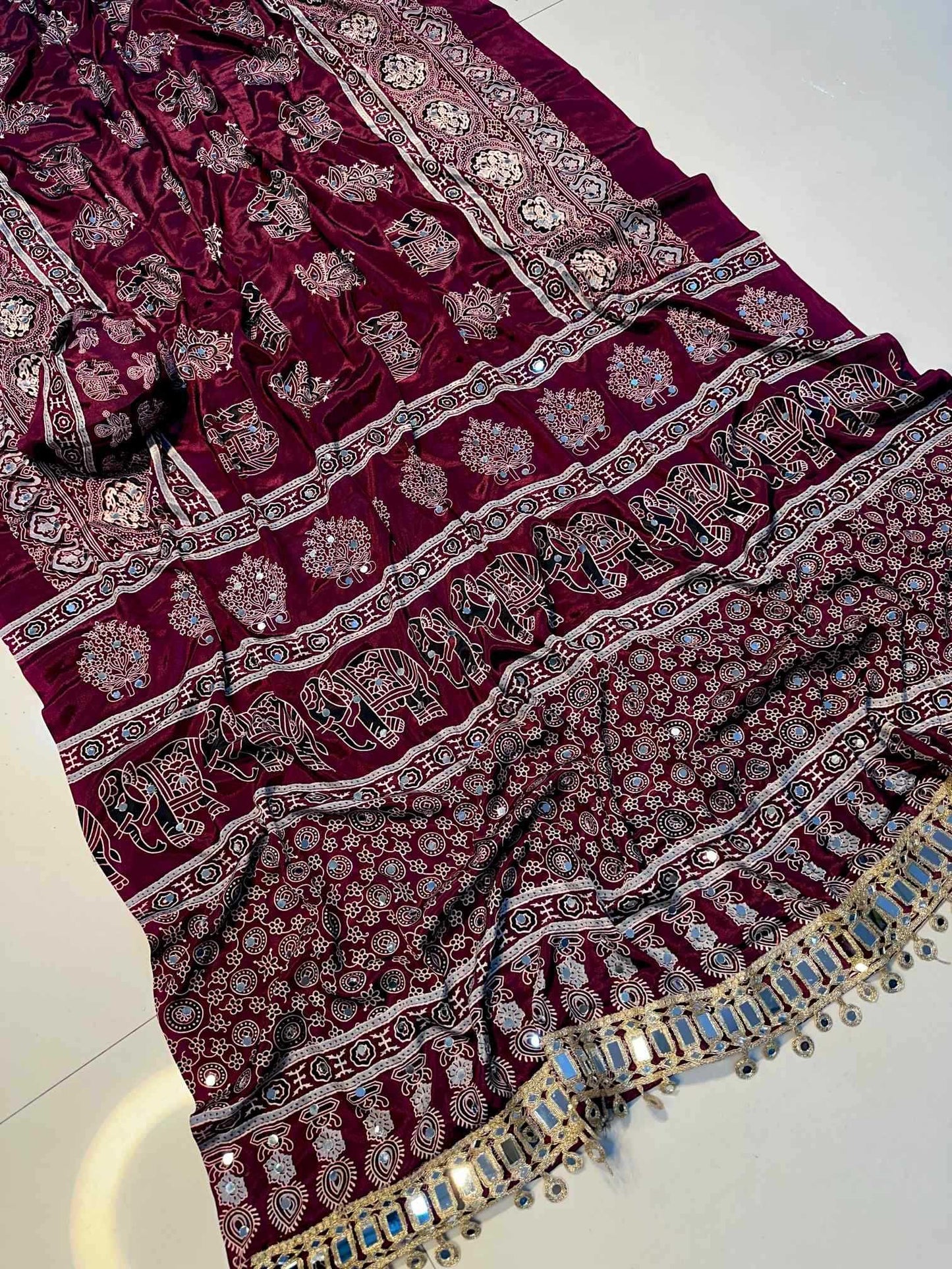 Printed Silk Saree