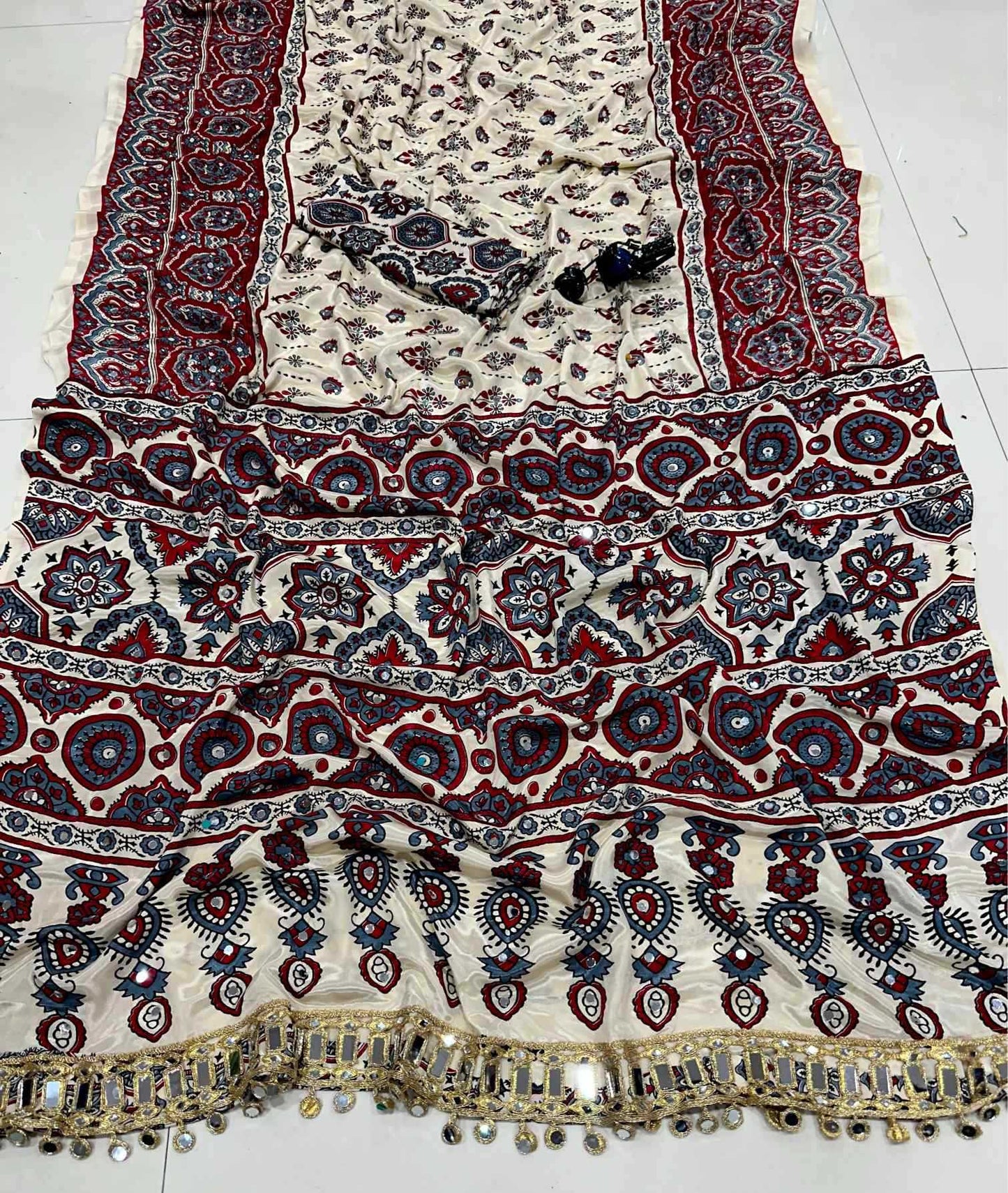 Printed Silk Saree
