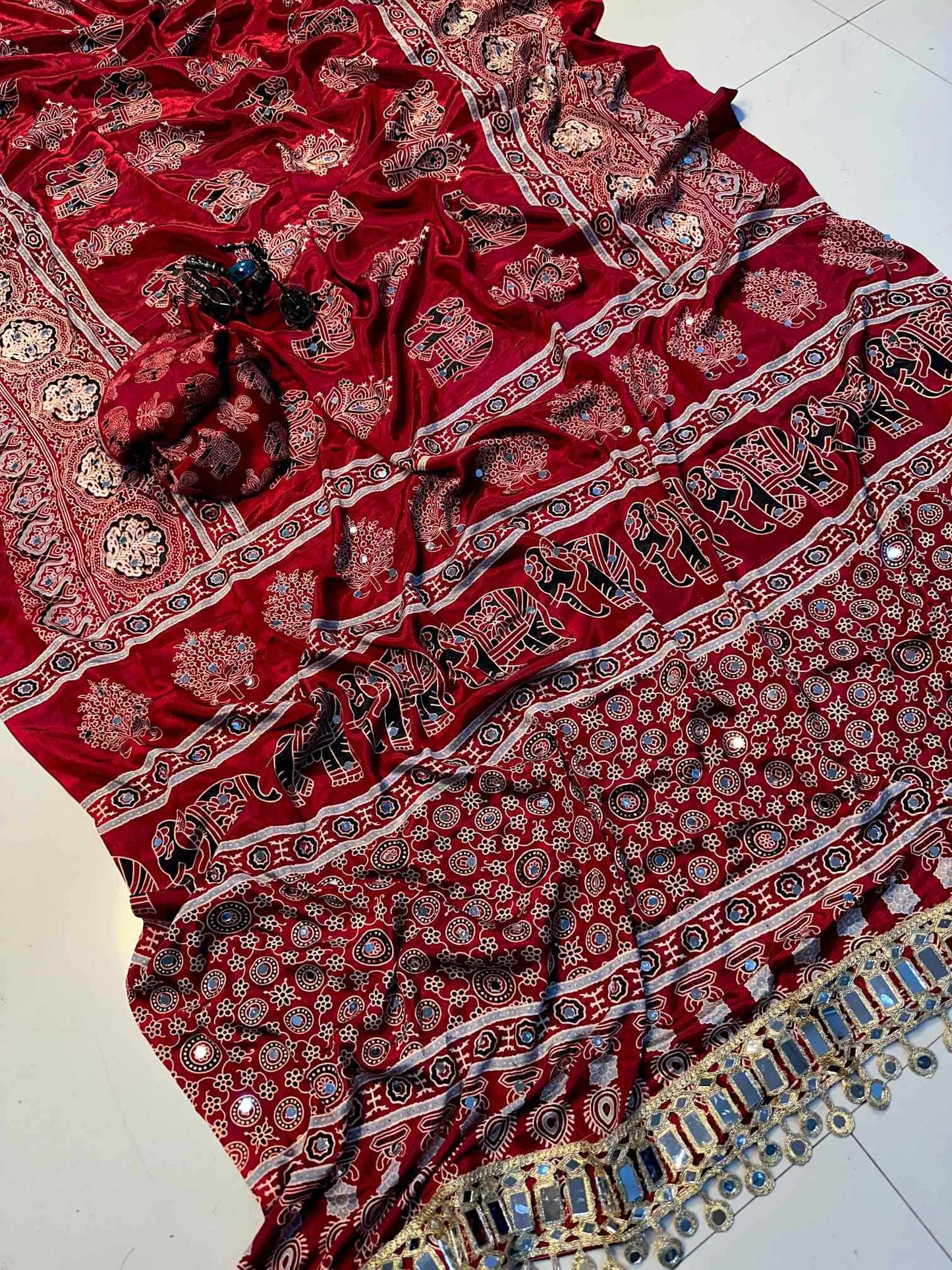 Printed Silk Saree