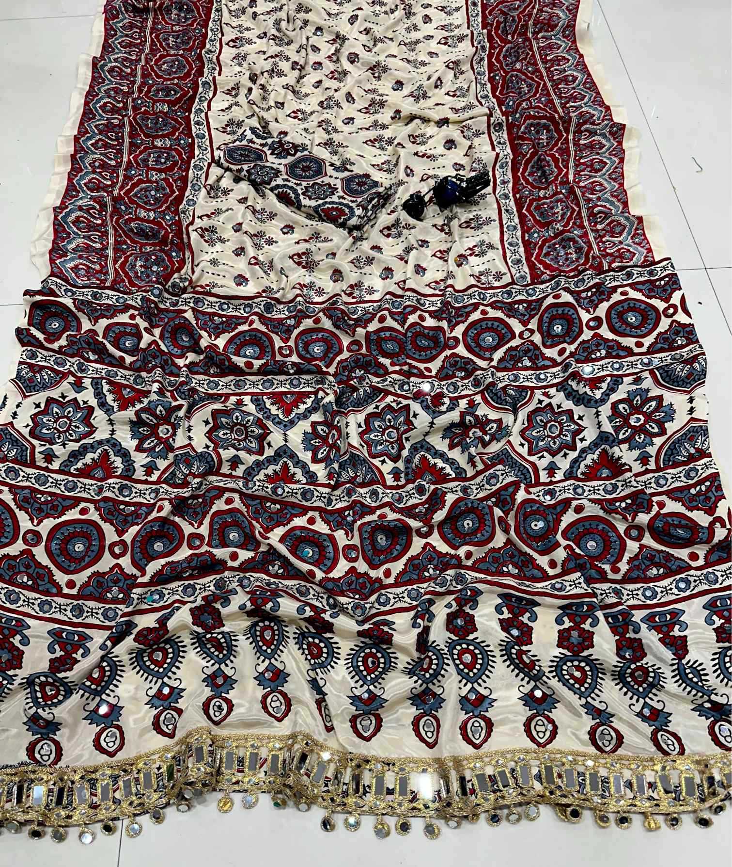 Printed Silk Saree