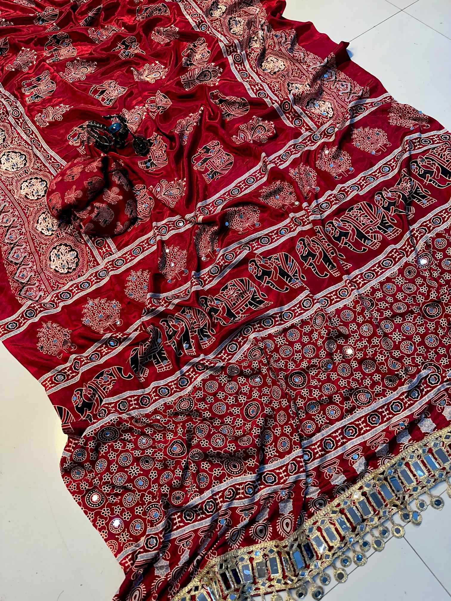 Printed Silk Saree