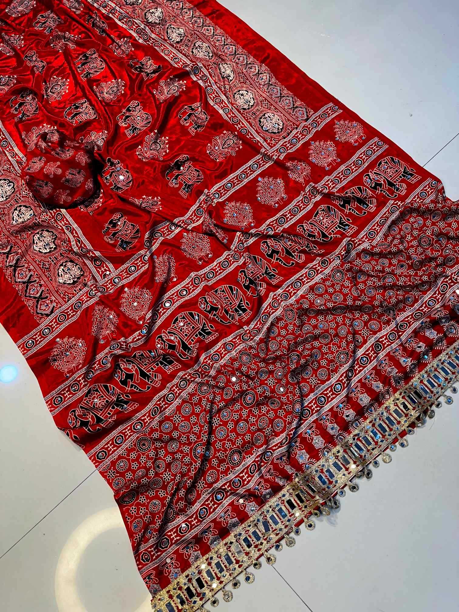 Printed Silk Saree