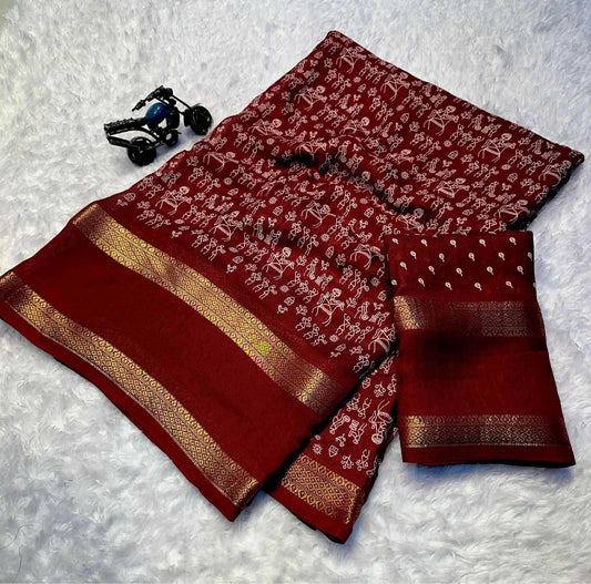 Georgette Designer Saree