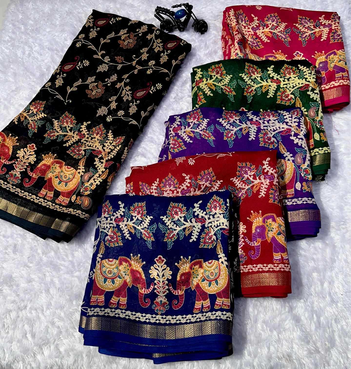 Georgette Designer Saree