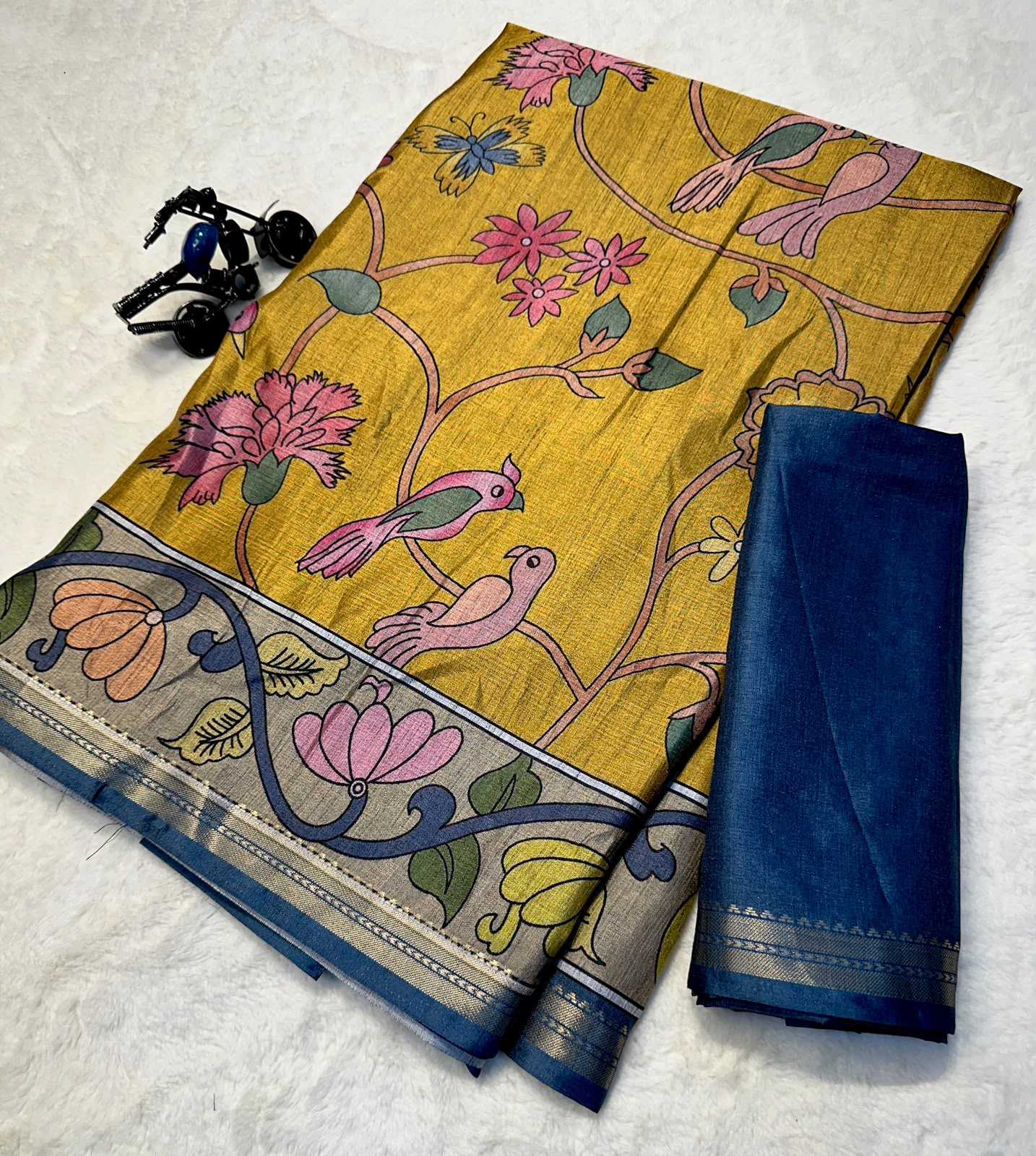 Tussar Silk Designer Saree