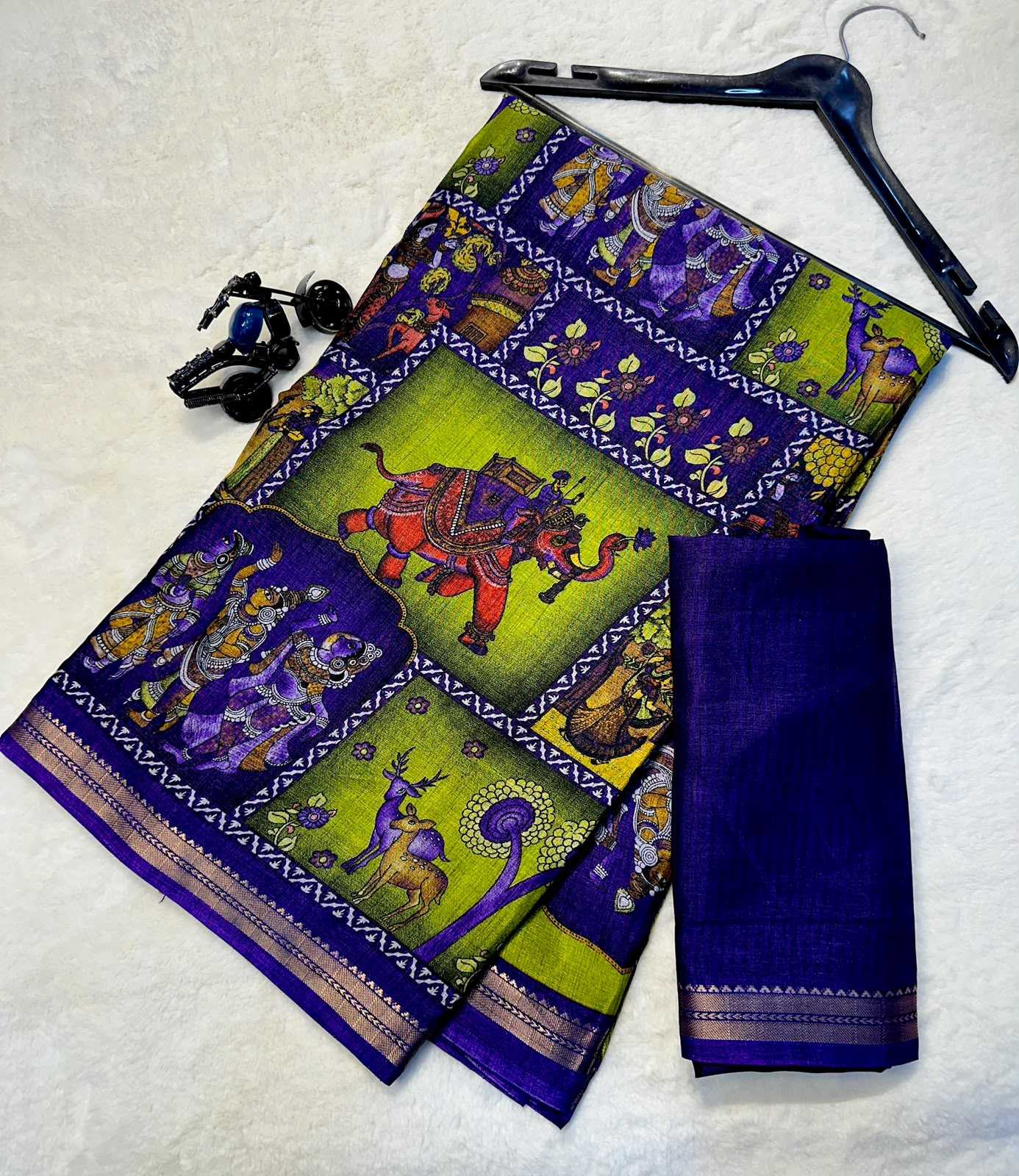Tussar Silk Designer Saree