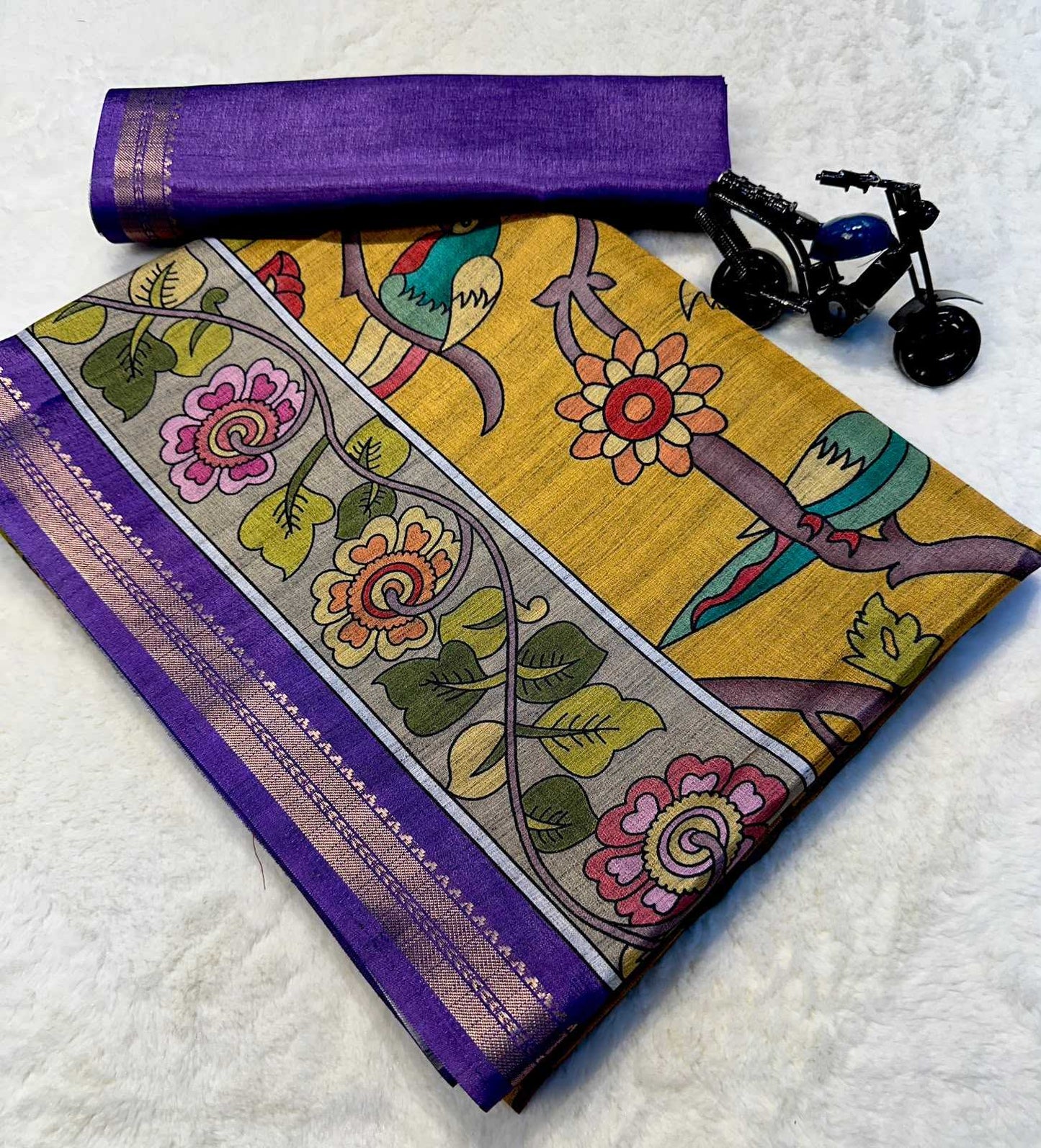 Tussar Silk Designer Saree