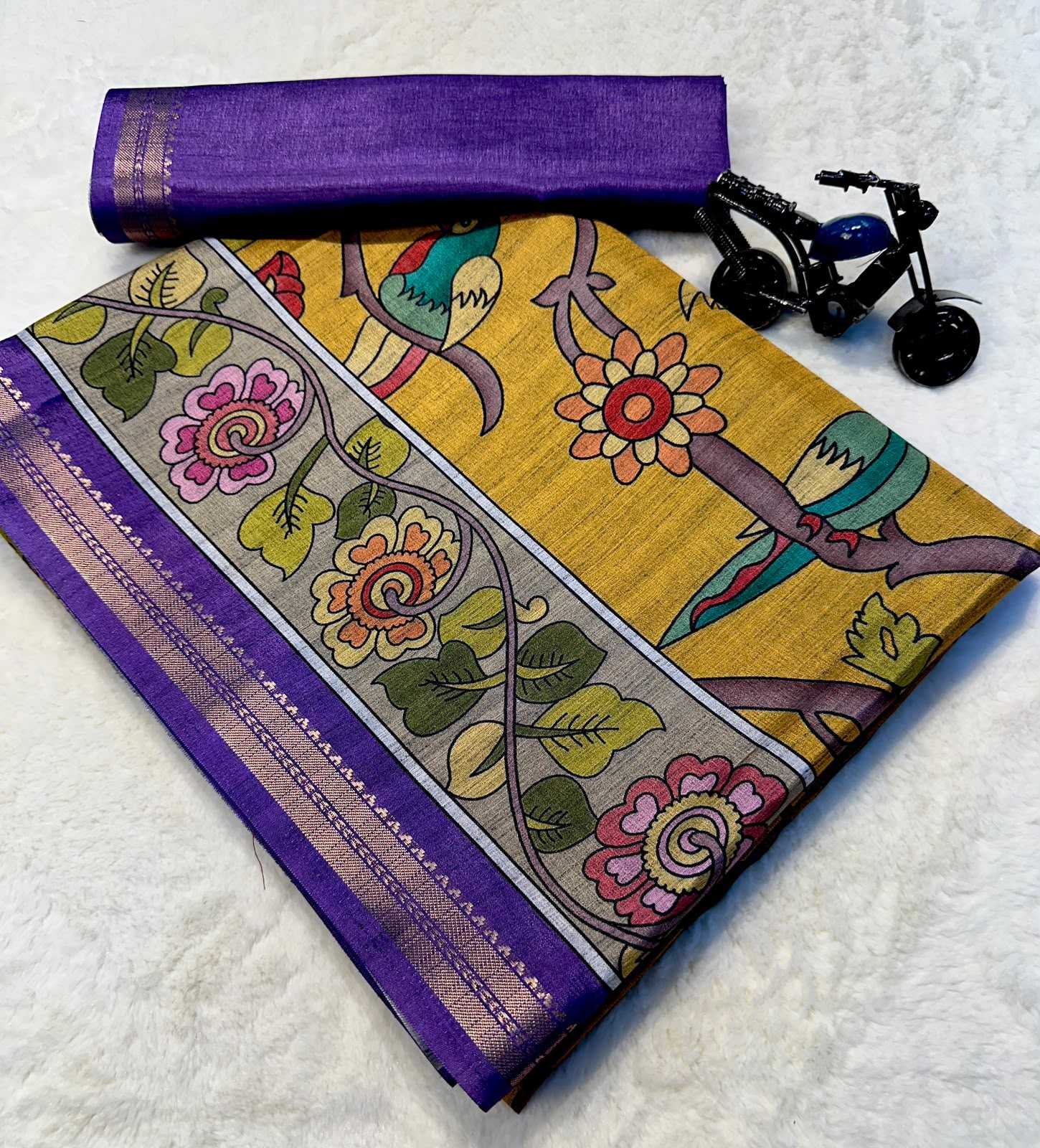 Tussar Silk Designer Saree