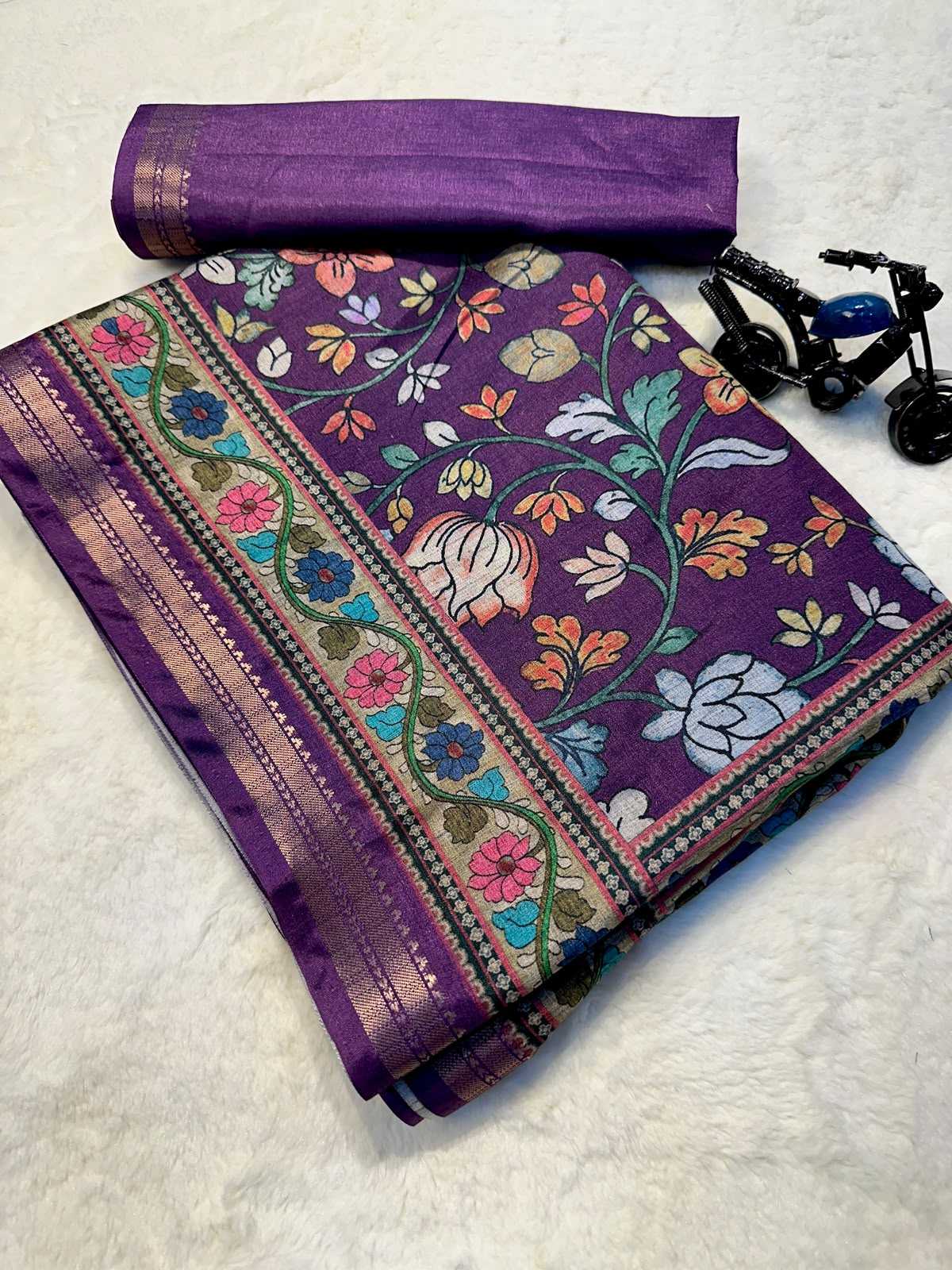 Tussar Silk Designer Saree
