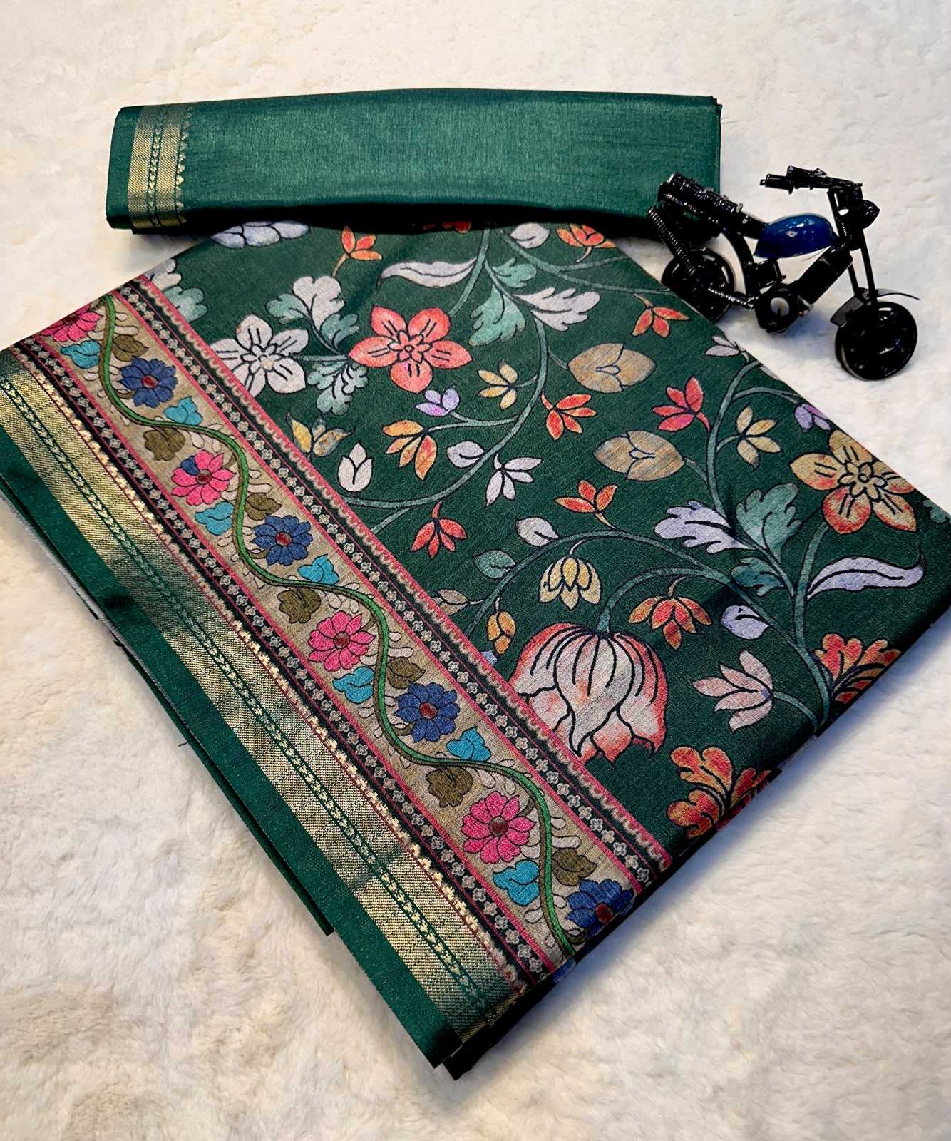 Tussar Silk Designer Saree