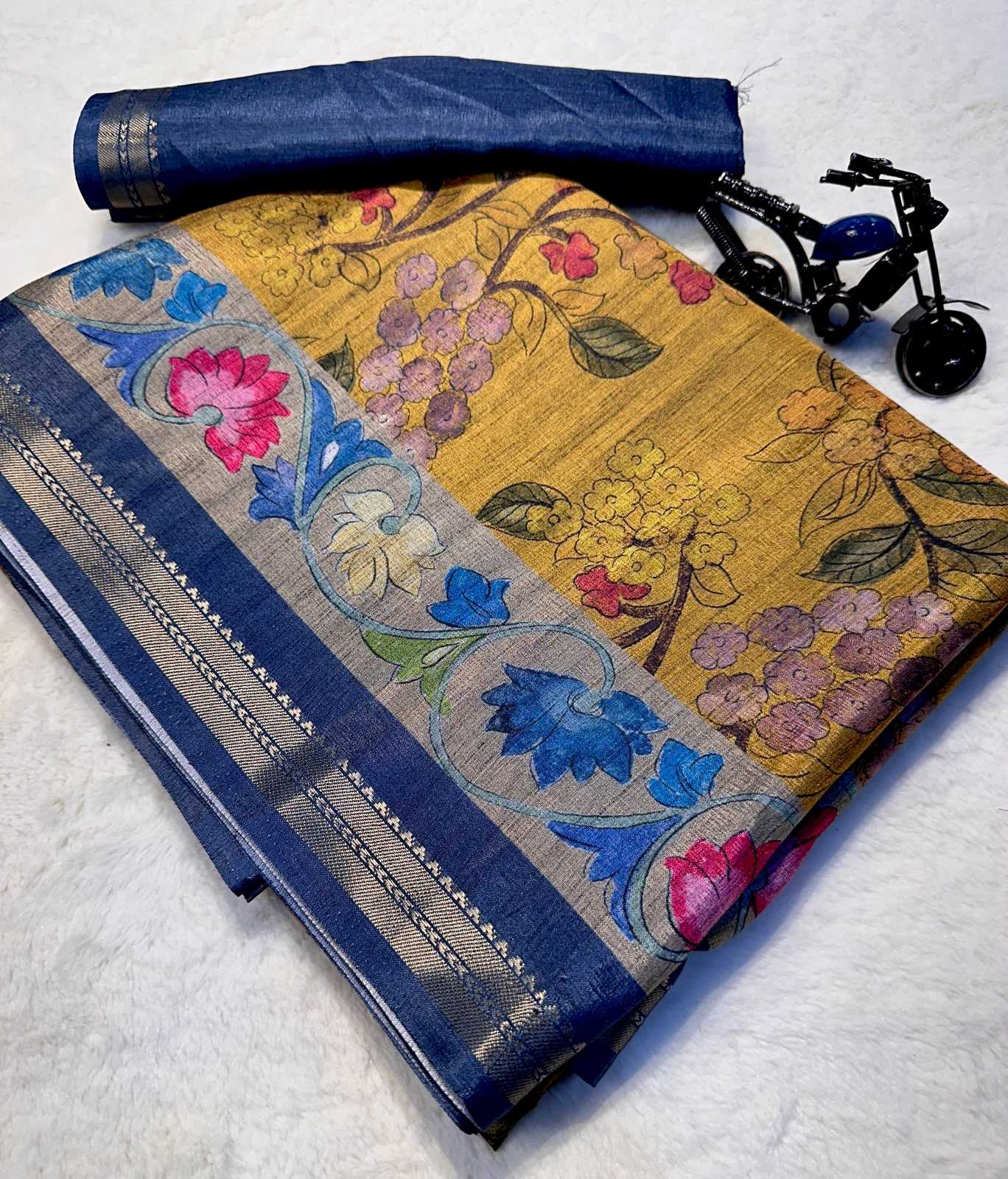 Tussar Silk Designer Saree