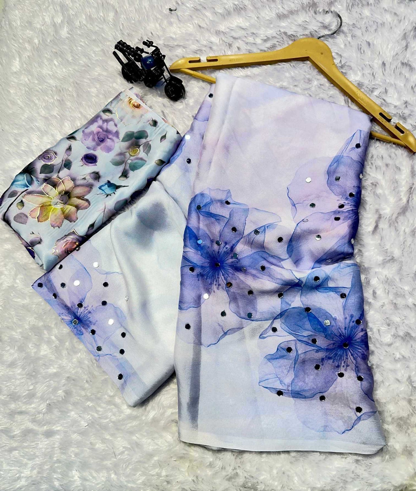 Crepe Designer Saree