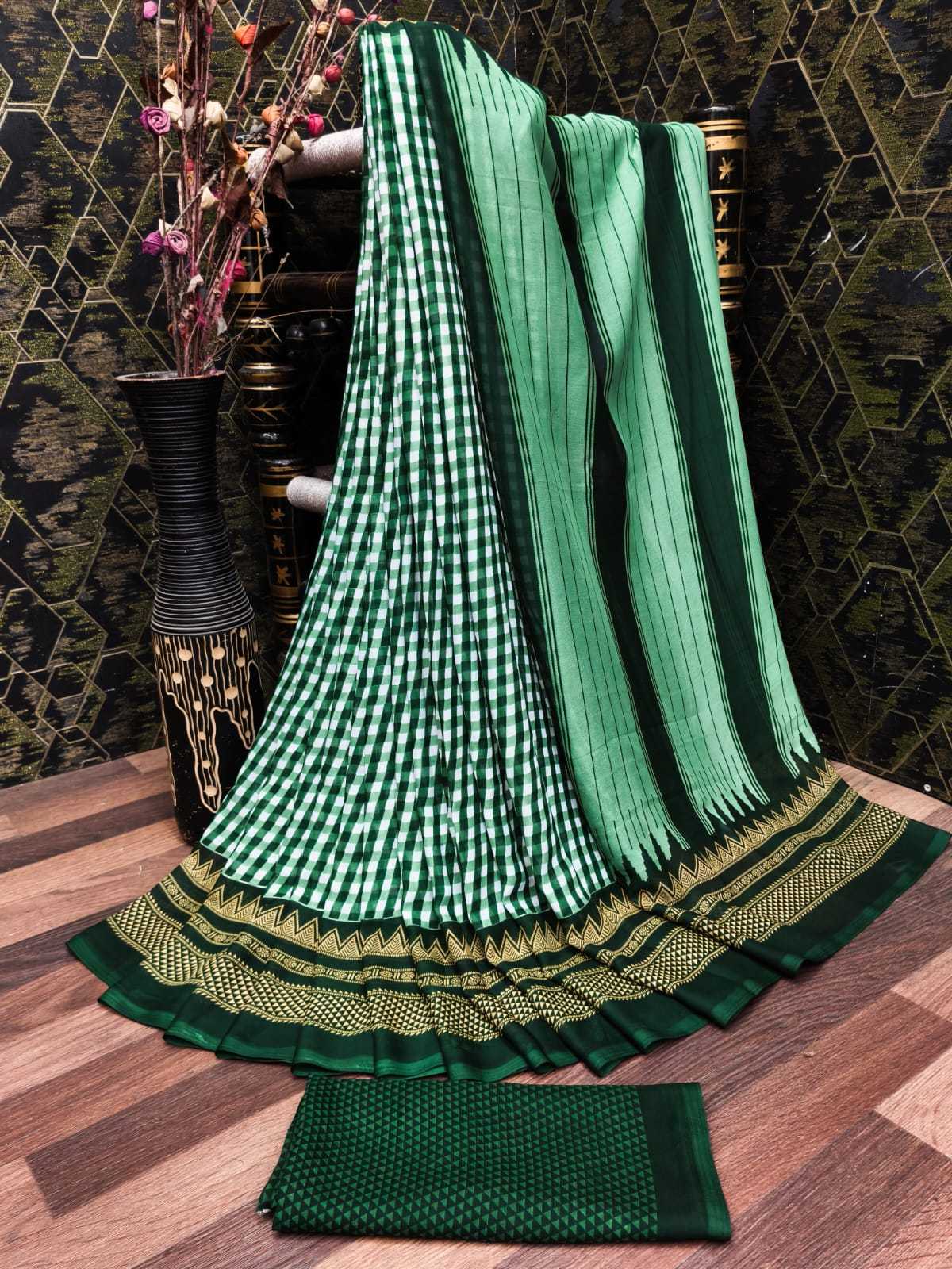 Aditi Premium Georgette Designer Saree in Black