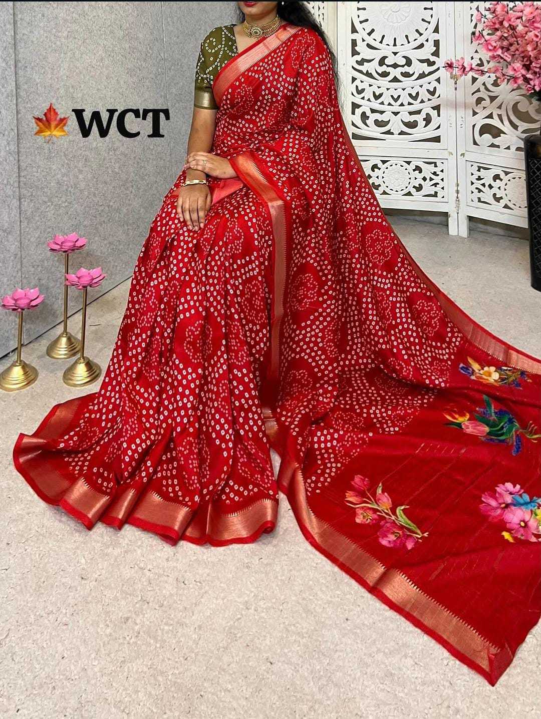 Amrita Tussar Silk Printed Saree