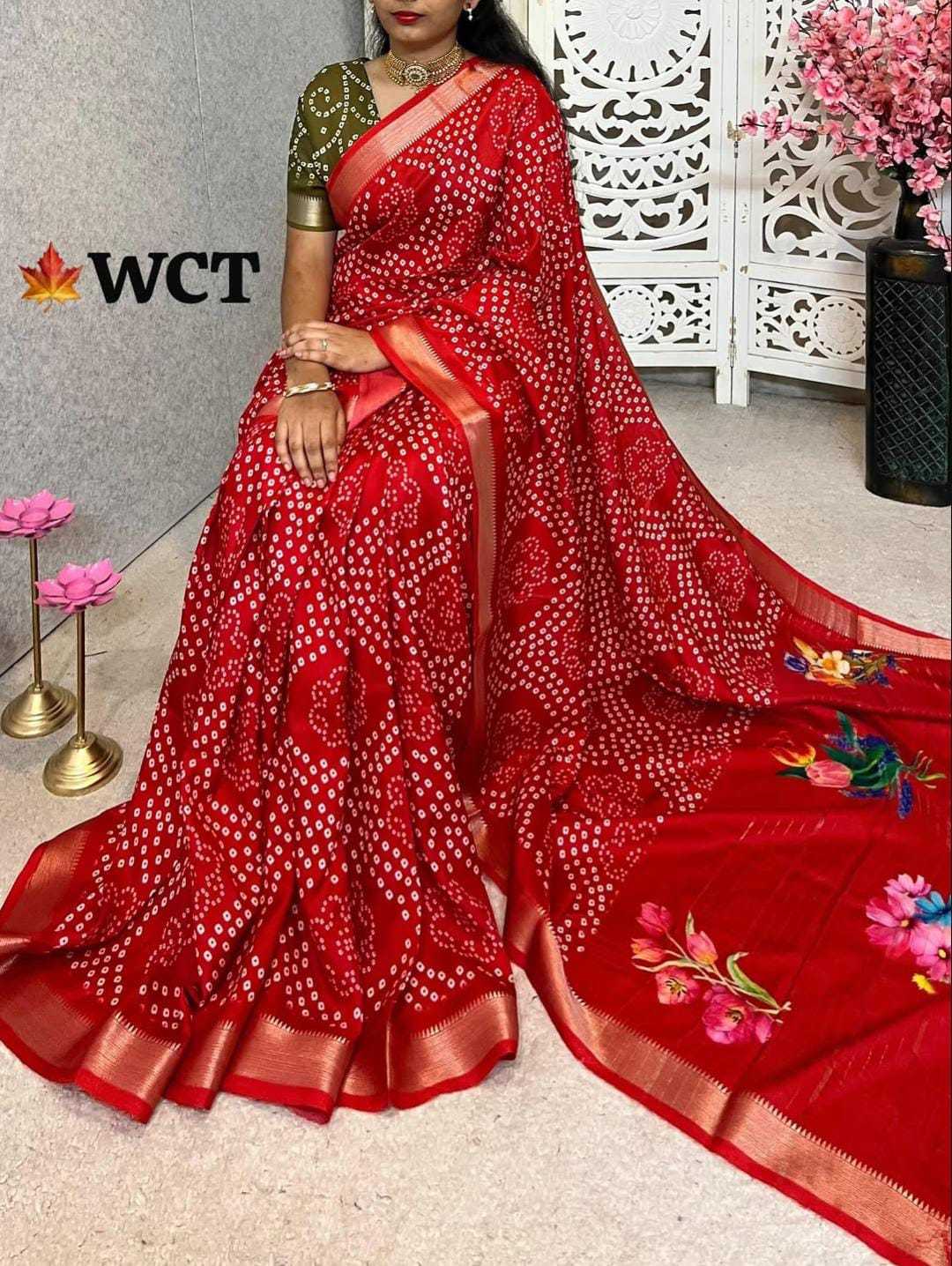 Amrita Tussar Silk Printed Saree
