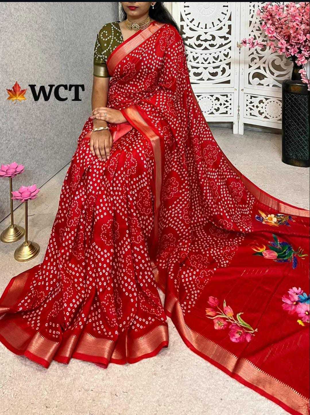 Amrita Tussar Silk Printed Saree