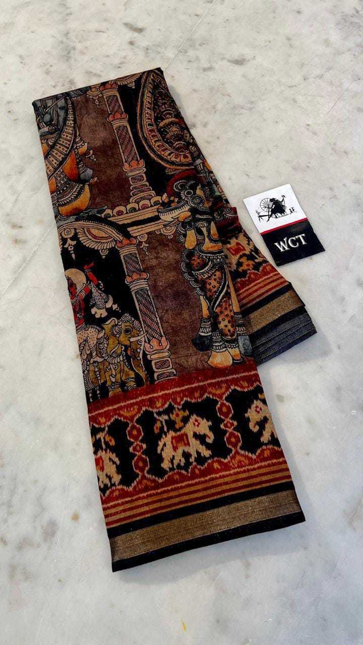 Cotton Kalamkari Saree