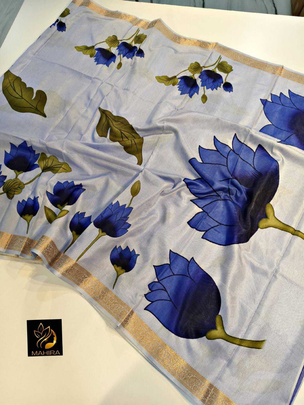 Jivisha Tussar Silk Fancy Saree