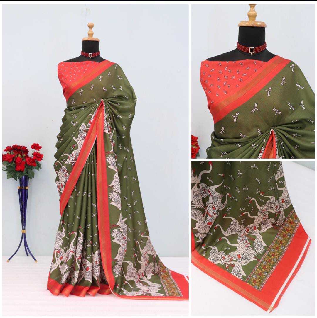 Madhvika Cotton Designer Saree