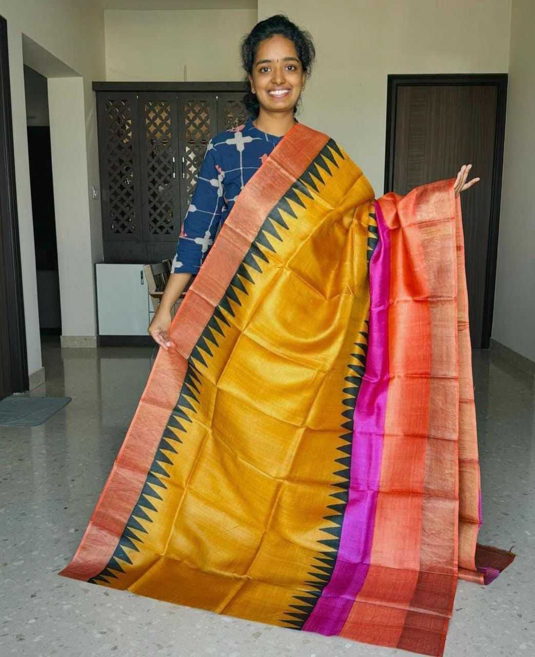 Tussar Silk Designer Saree